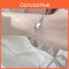 Elegant Geometric Lock Bracelet For Women Unique Design Fall 2023 New Arrival