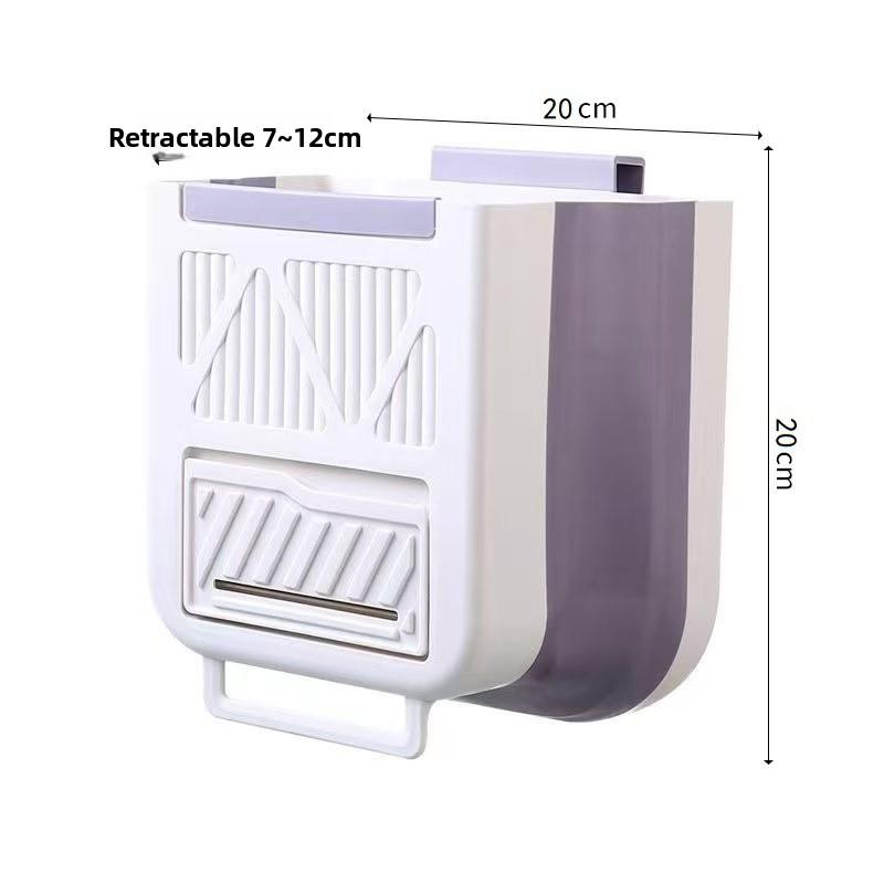 

Foldable Garbage Bag Hanger, No Need for Drilling, Household Garbage Bag Hanger, Wall-mounted, Foldable Garbage Storage Rack Small фіолетовий