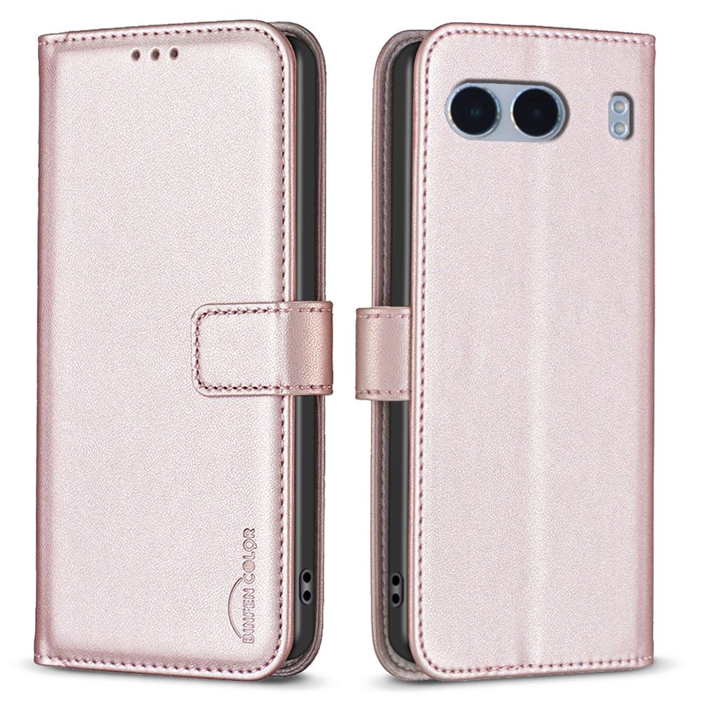 BINFEN COLOR BF17 Für OnePlus Nord 4 Hülle Brieftasche Folio Flip Lederhülle