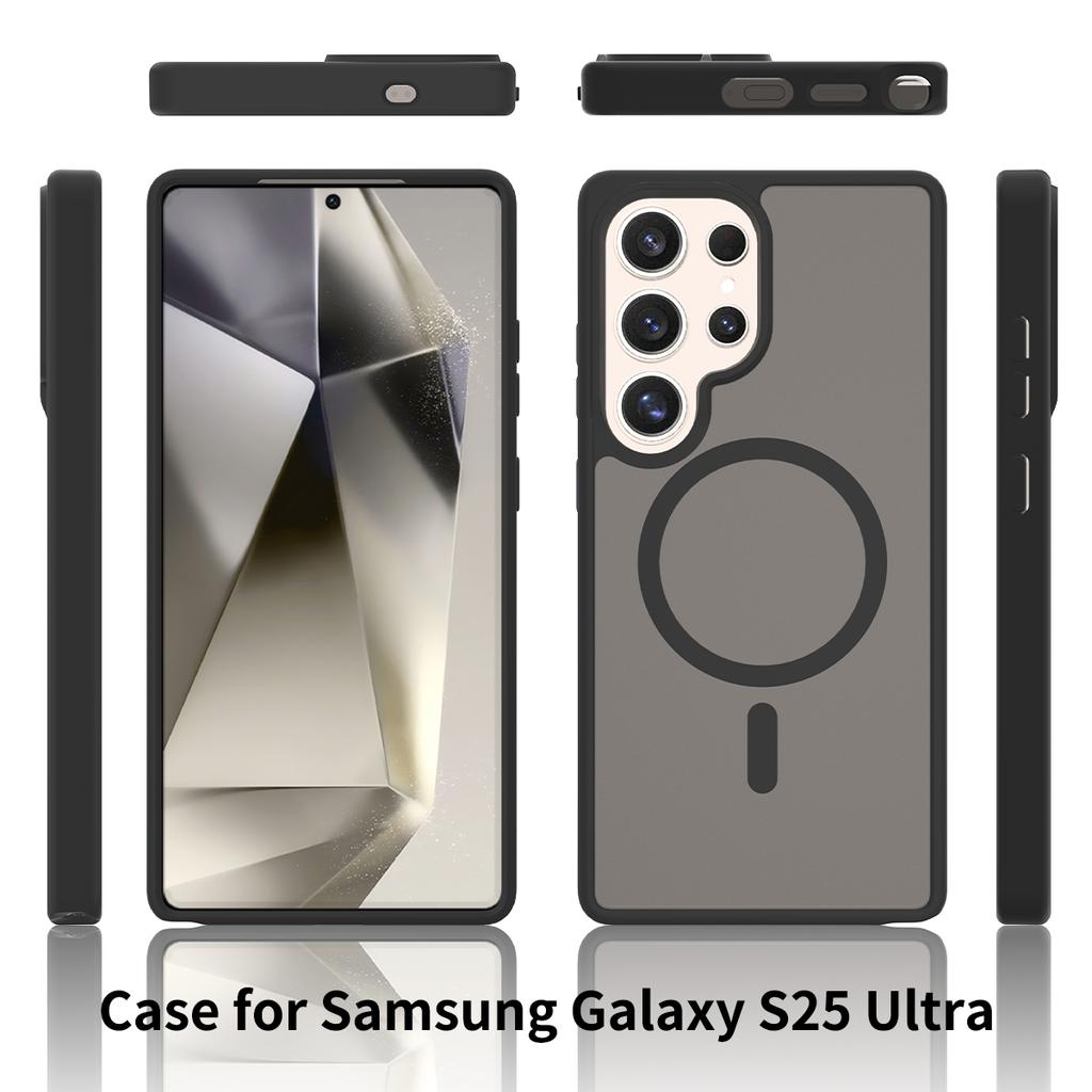 Magnetic Phone Case for Magsafe Mag Safe Samsung Galaxy S26 Ultra S25 Plus S24 Fe A15 A16 A17 A26 A35 A36 A56 A37 A55A57 Matte Phone Cover Accessories