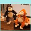 Rainforest Monkey Animal Plushie With Cartoon Design For Boys And Girls