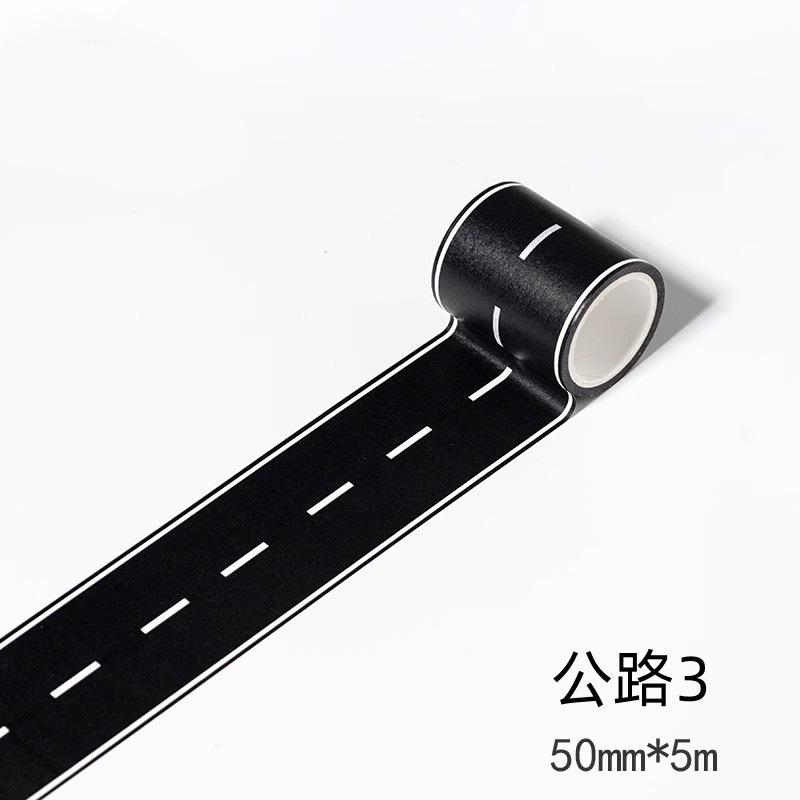 Children's Transportation DIY Road Rail Track, Road Tape and Paper Tape Pack