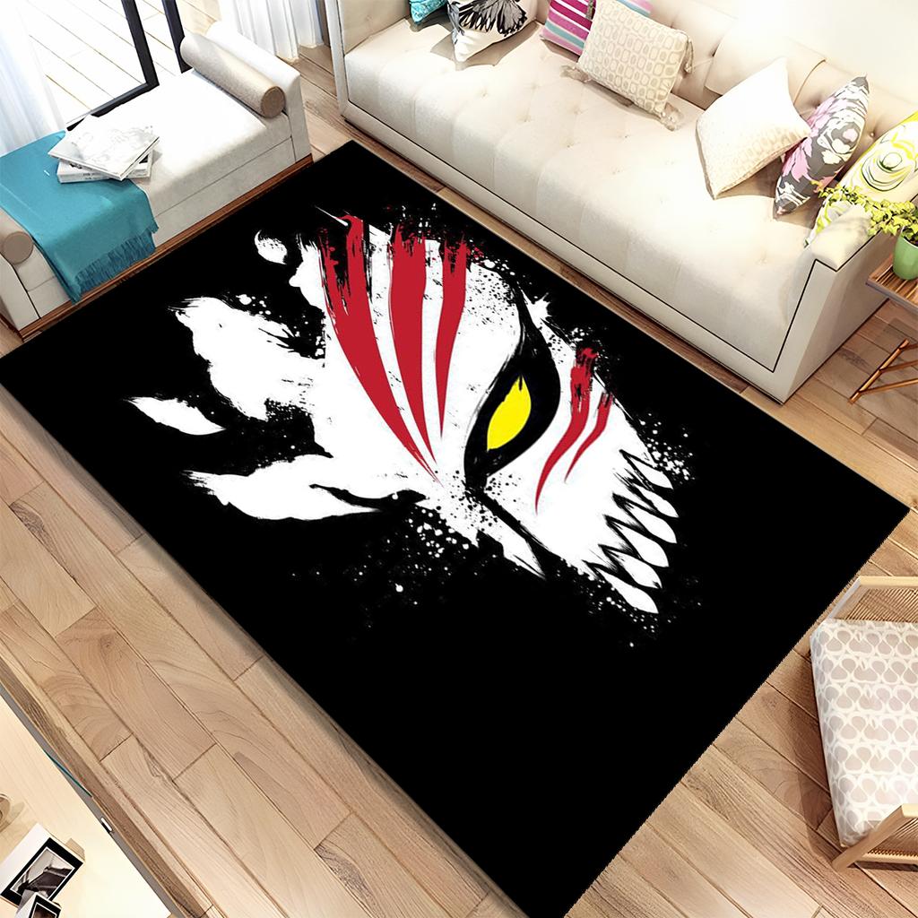 3D Anime Bleach Japan Cartoon Area Rug,Carpet Rug for Home Living Room Bedroom Sofa Doormat Decor,kids Non-slip Floor Mat Gift