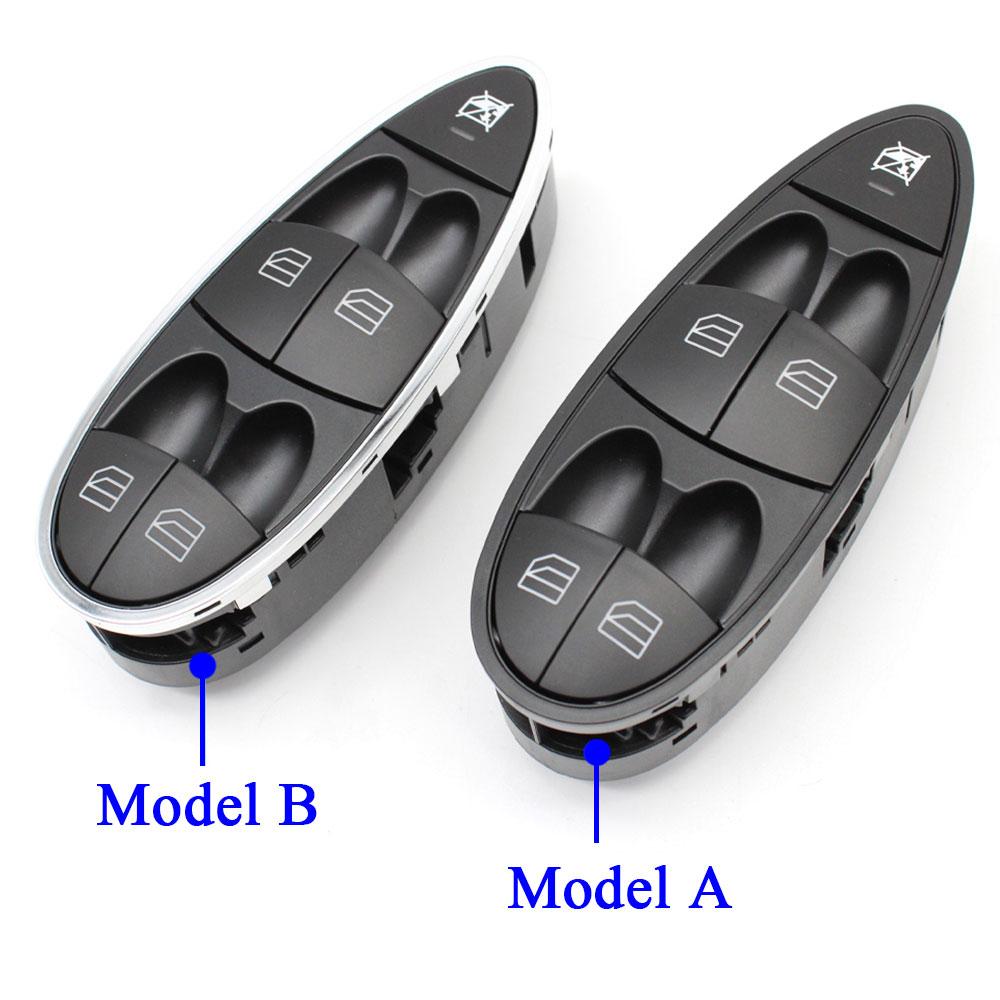Links Rechts Power Elektrischer Fensterheber-Hauptschalter mit Chrom für Mercedes-Benz E CLS-Klasse W211 W219 2118210058
