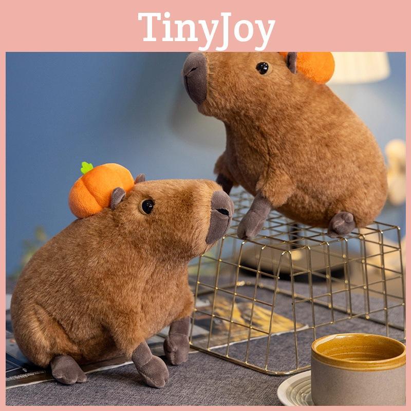 Realistisches Capybara Plüschtier Weiches Kuscheltier 30cm Lebensecht Heimdekoration Geschenk für Erwachsene Kinder