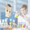 Solarbetriebene Windmühle DIY Holzhaus Bausatz für Kinder 7-14 Jahre Anpassbares Lernspielzeug