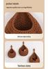 Wall-Mounted Handwoven Cotton Rope Storage Basket for Vegetables and Fruits