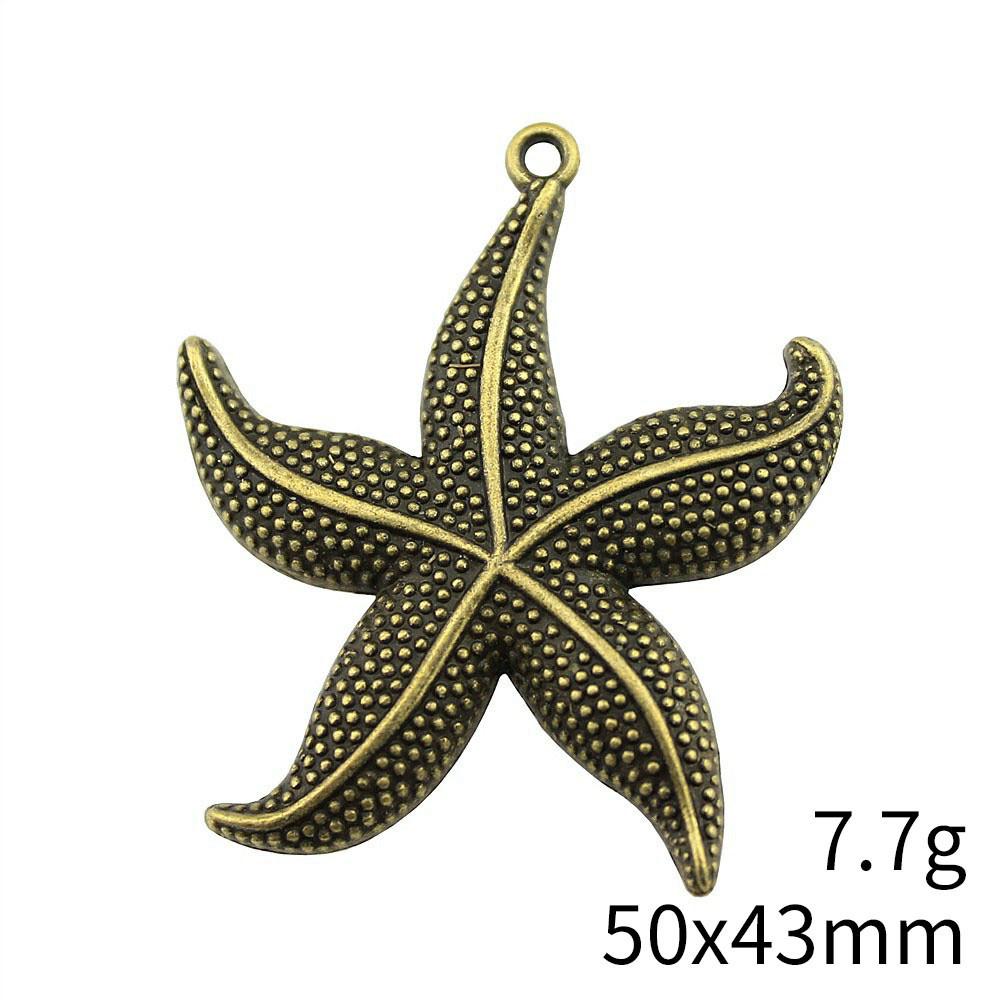 Mother's Day Charms For Needlework Starfish Charms Pendant Clearance Sale Items Pendants For Bracelets