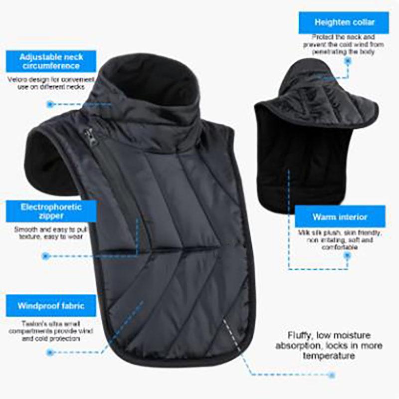 Winter Keeping Warm Neck Scarf Motorcyclist Rider Chest Neck Protector Windproof Warmer Scarf Bibs Motorcycle Thermal Collar