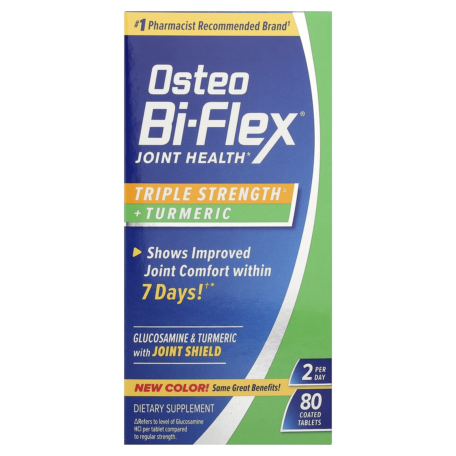 

Osteo Bi-Flex, Joint Health, Triple Strength + Turmeric, Coated Tablets, 80 Tablets