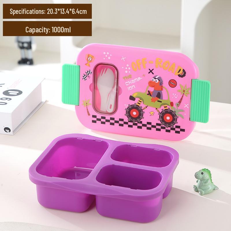 Cross-Border Microwaveable Multi-Compartment Lunch Box with Fruit Separator