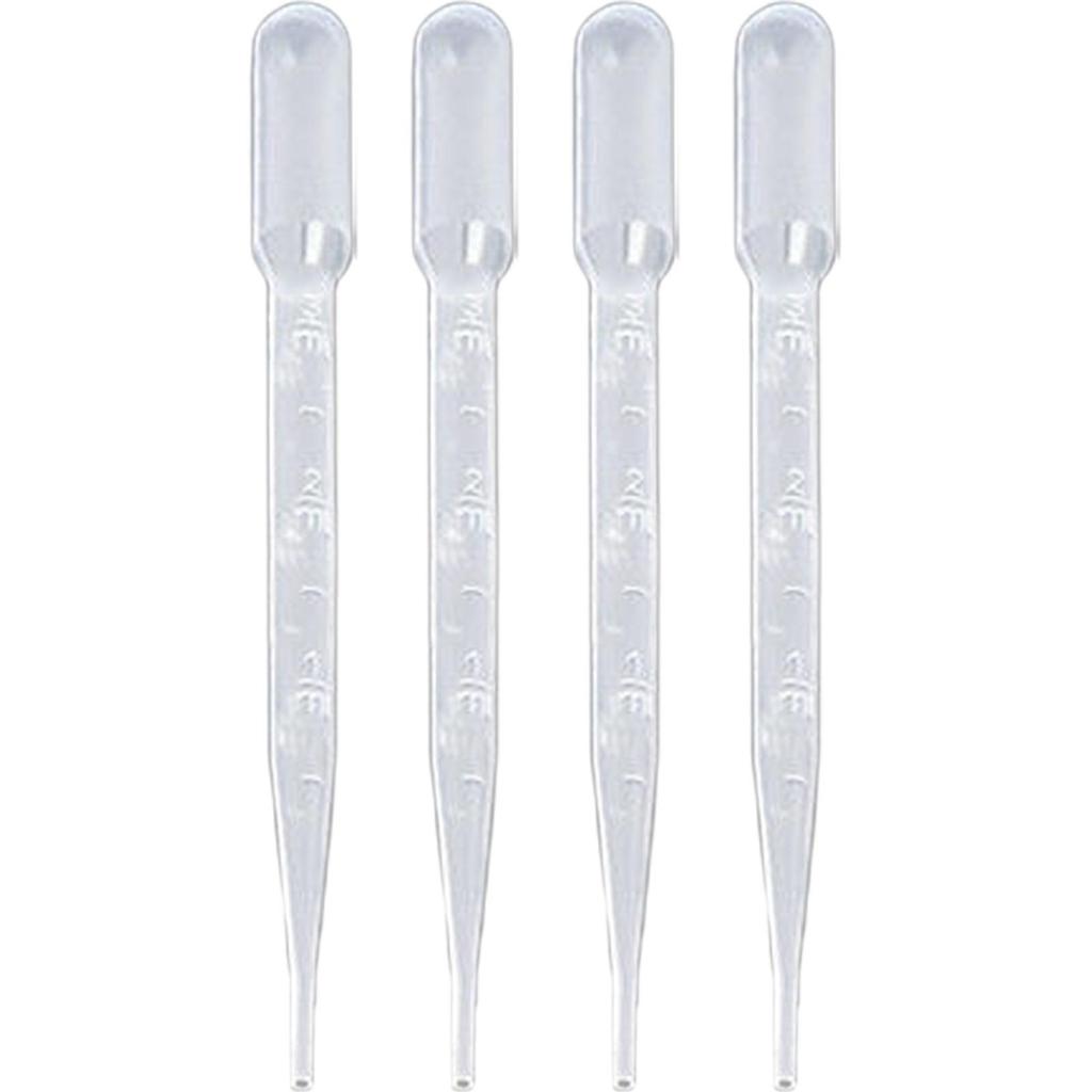 50pcs Graduated Pipettes Dropper Makeup Tools Disposable Transfer Pasteur Pipettes Clear Eye Dropper Experiment Supplies for Lab