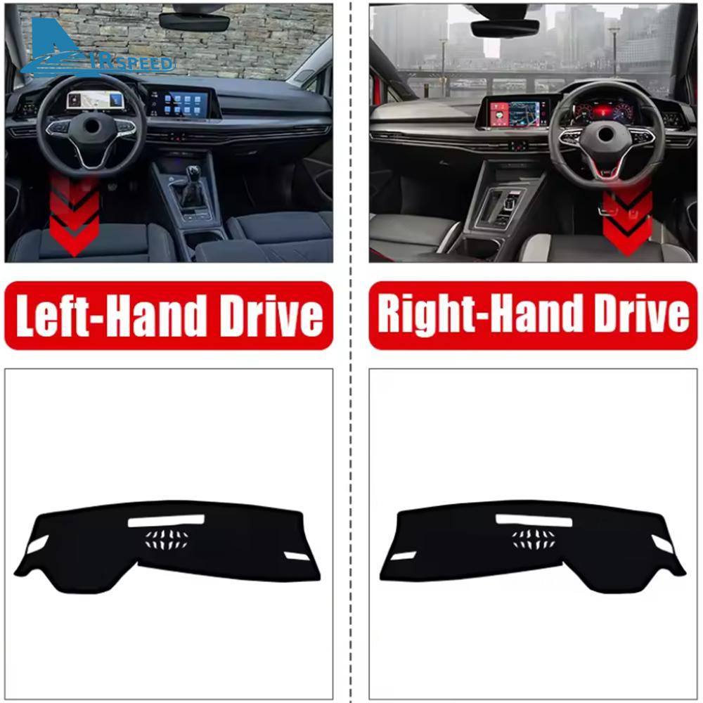 Car Dashboard Mat Sun Shade For Volkswagen VW Golf 8 MK8 2020 2021 2022 2023 2024 2025 Golf 8 R GTI Non-slip Cover Accessories