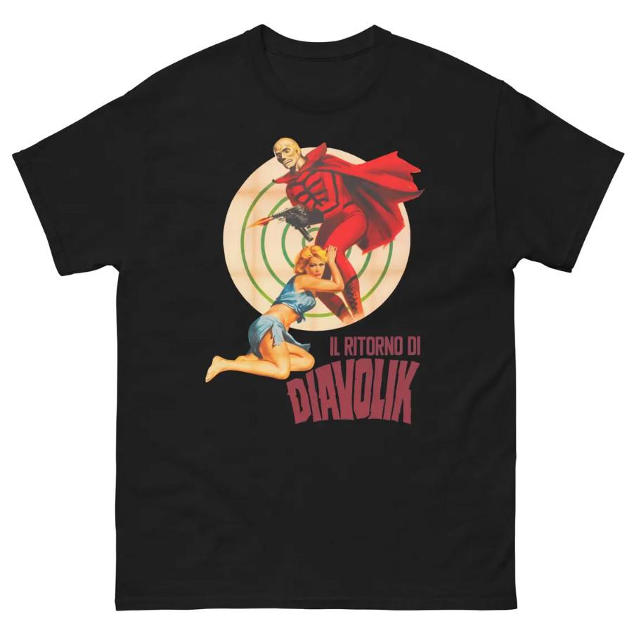 Ретро Итальянский Комикс Культовый Винтажный Графический Старая Школа Приключения Фанаты Футболка Унисекс Футболка XL