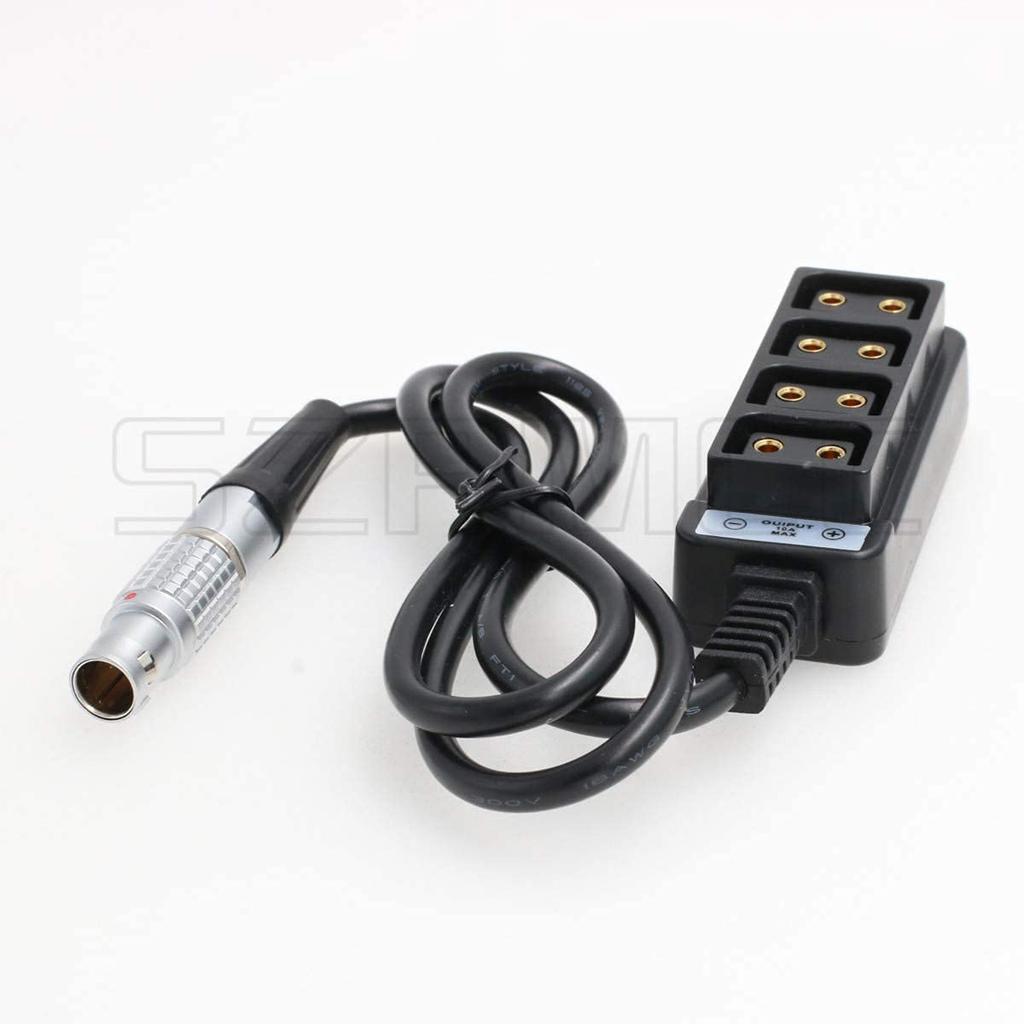 SZRMCC 1B 6-Pin to 4-Port D-Tap Female Splitter Adapter Cable for DJI Ronin 2 Gimbal Stabilizer Power Output 60cm