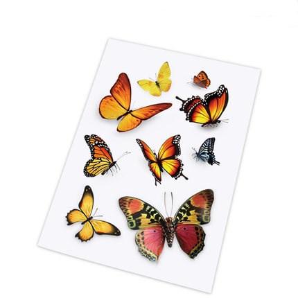 3D Car Stickers Beautiful Butterfly Personality Creative Waterproof DIY Decals Removable Automobiles Motorcycle Car Accessories