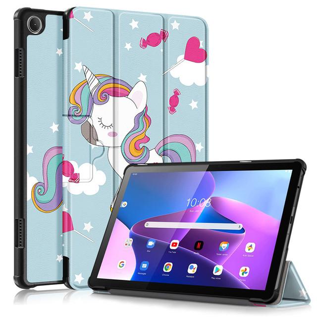 Tablet Case Case For Lenovo Tab M10 3rd Gen 10.1 Inch Flip Stand Magnetic Smart Cover For Lenovo Tab M10 Case 3rd Gen TB328XU TB328FU Kids