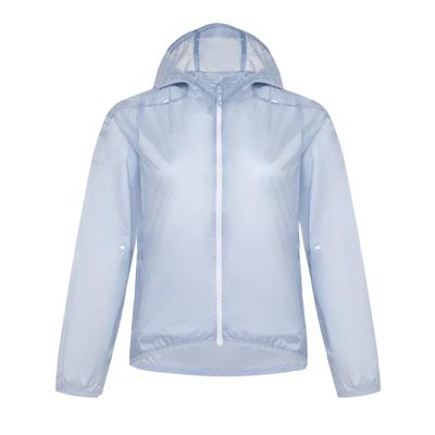 Rim 2 In 1 Jacket Water-Resistant Striped Slim Fit Hooded Long Sleeve Running Coat Women Jackets KY5050