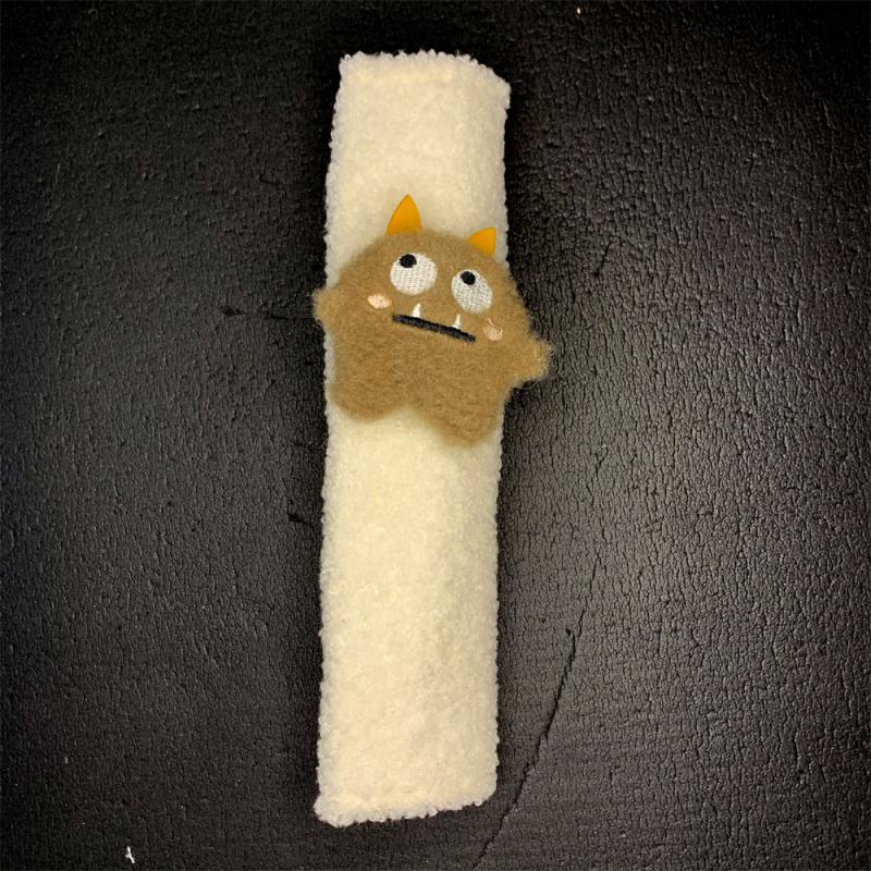 Cute Cartoon Plush Seatbelt Cover Seat Belt Harness Cushion Auto Shoulder Strap Protector Pad For Children/ Kids
