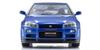 Kyosho Original 1/43 Nissan Skyline R34 GT-R V-Spec II (Bayside Blue) Finished Product KS03936BL