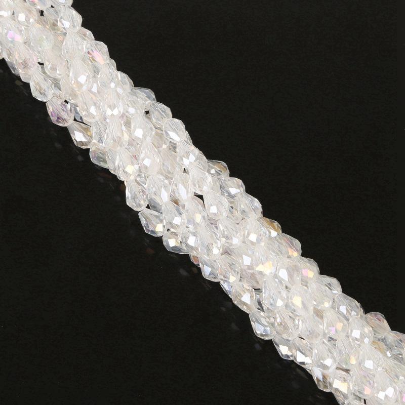 65 Teardrop Glass Beads for DIY Jewelry: Bracelets & Earrings Accessories