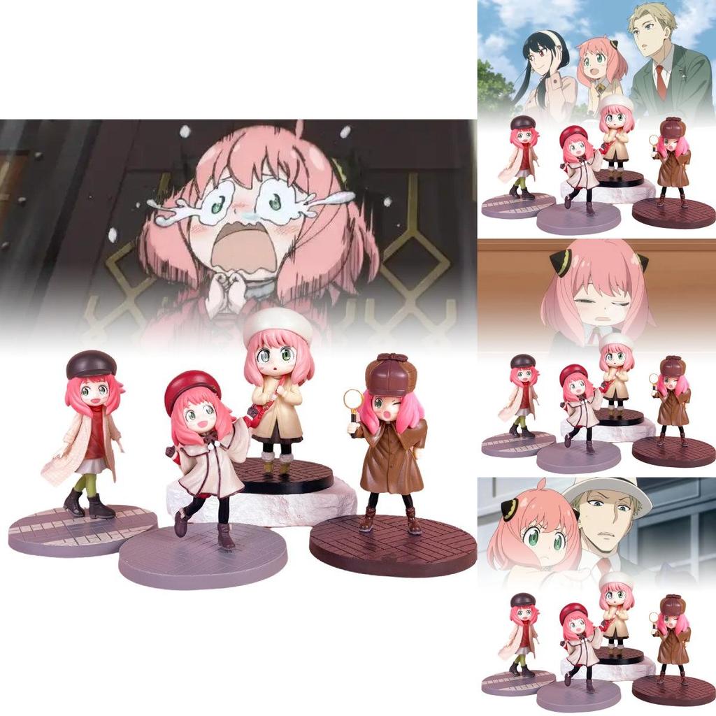 Charming Spy Family Anya Pvc Figurine Stylish Seasonal Outfit For Anime Collectors