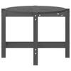 Vidaxl Coffee Table, Grey, 118X63X45 Cm, Solid Pine Wood