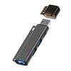 USB Hub Adapter Compact 3 USB 1 Type-C Driver Gratis bærbar dokkingstasjon Høyhastighets USB Type-C Hub Adapter Bærbar dokkingstasjon