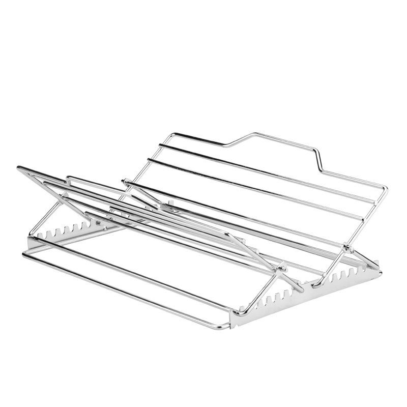 Turkey Roasting Rack, Universal Rib Roasting Rack, V-Shaped Rack For Grilling, Foldable Chicken Drumstick Holder