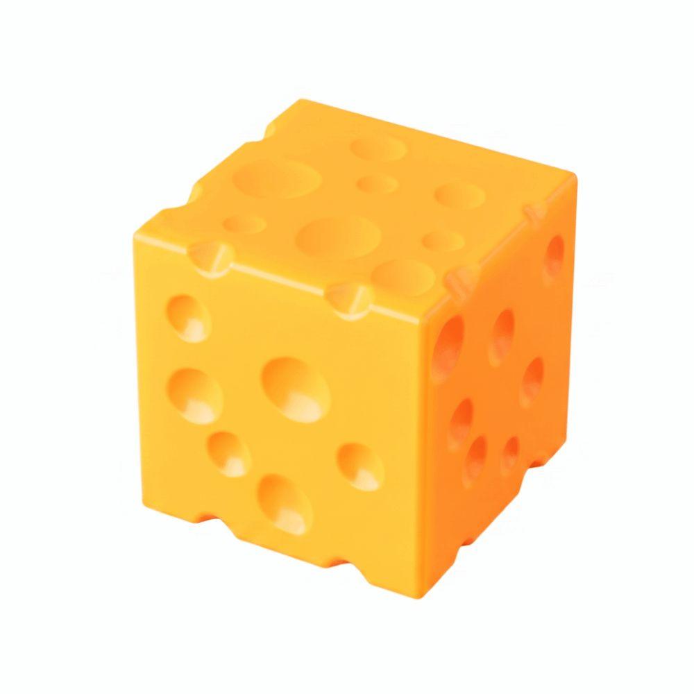 Extra Large Size Cheese Squeeze Toy Fast Rebound Cheese  Fidget Toy  Holiday Gift