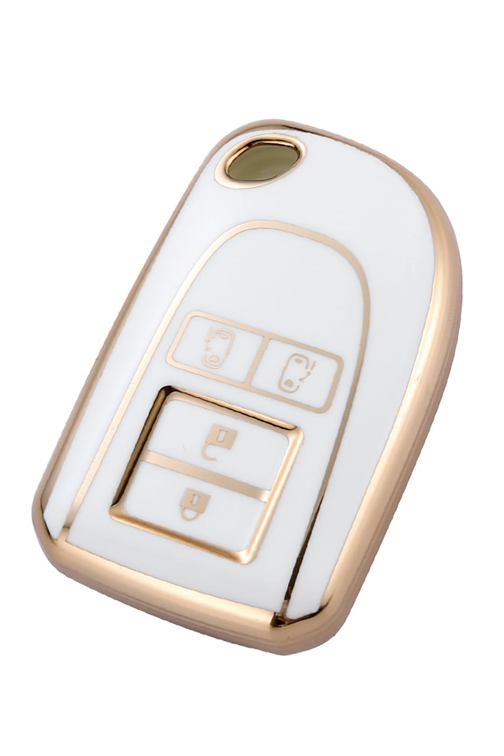 

Kinotaka Toyota TPU 4 Button Smart Key Case for 200 Series Hiace 7 Type M белый