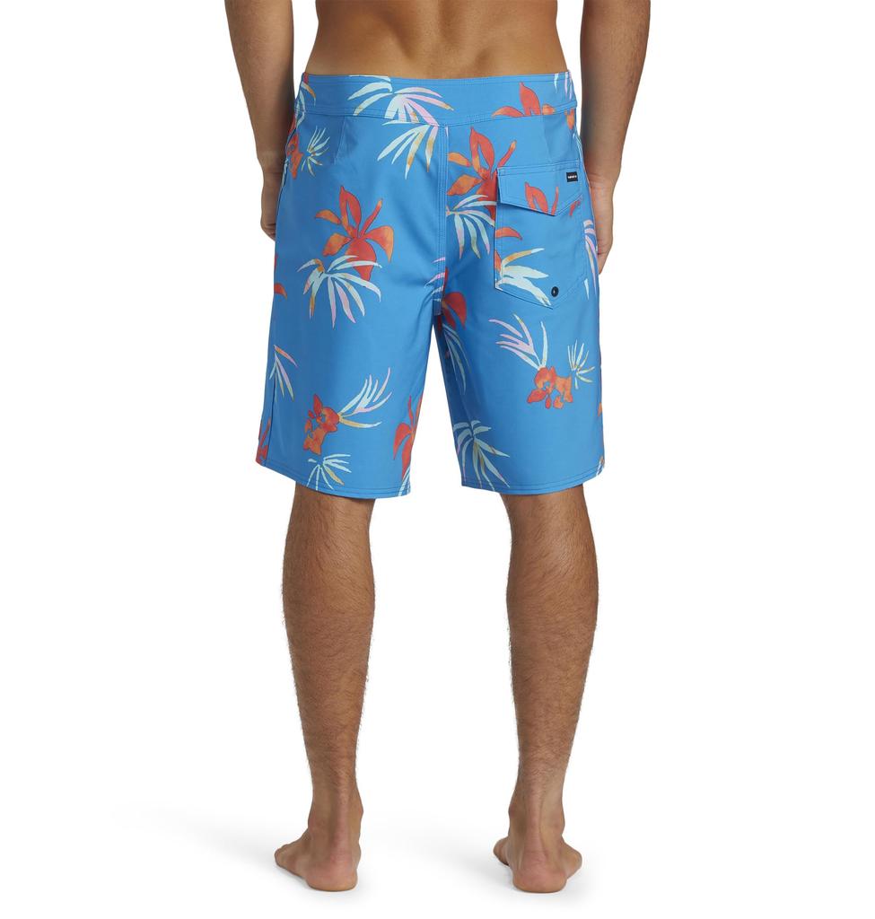 Quiksilver Men's Graphic Print 4-Way Stretch Water-Repellent Board Shorts (AQYBS03646 BNH6)
