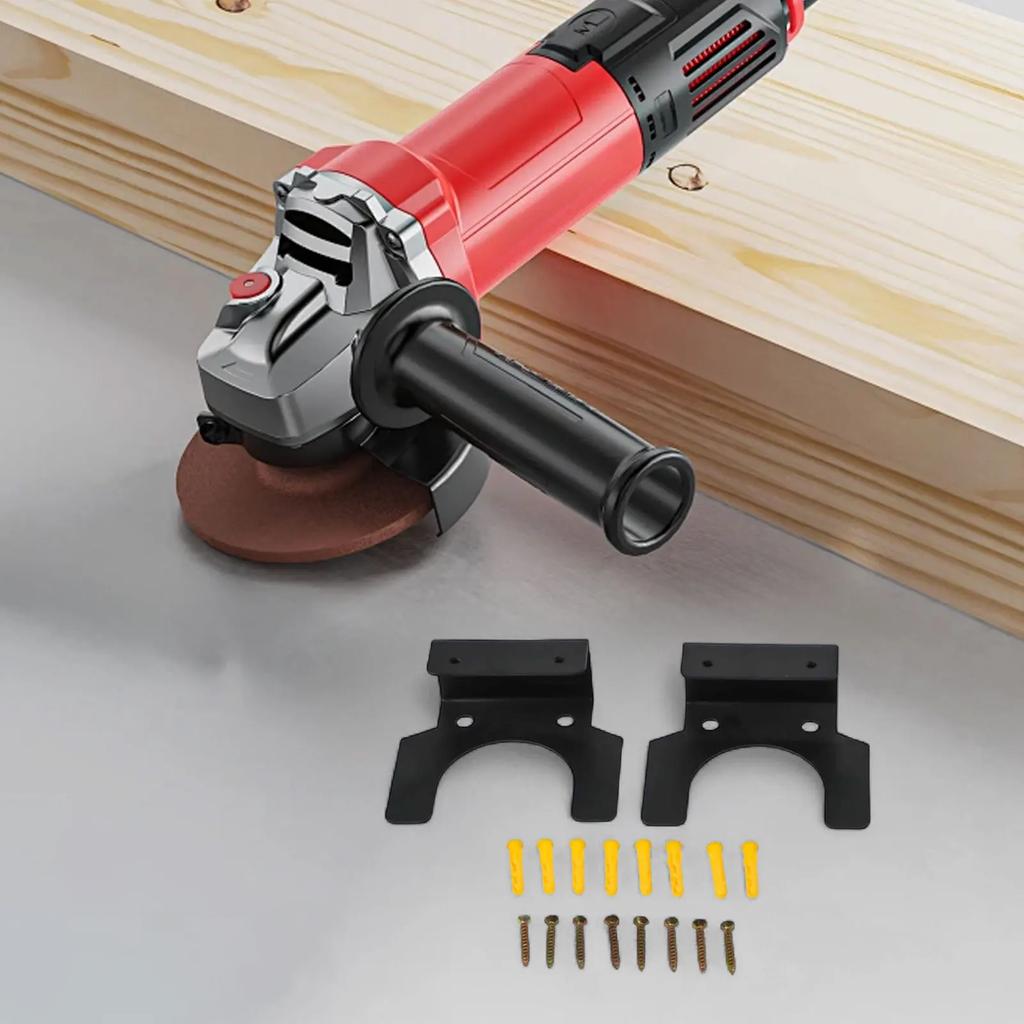 Home Workshop Storage Angle Grinder Holders Easy Install Angle Grinder Rack Bracket Easy To Install Flat Wall Mount