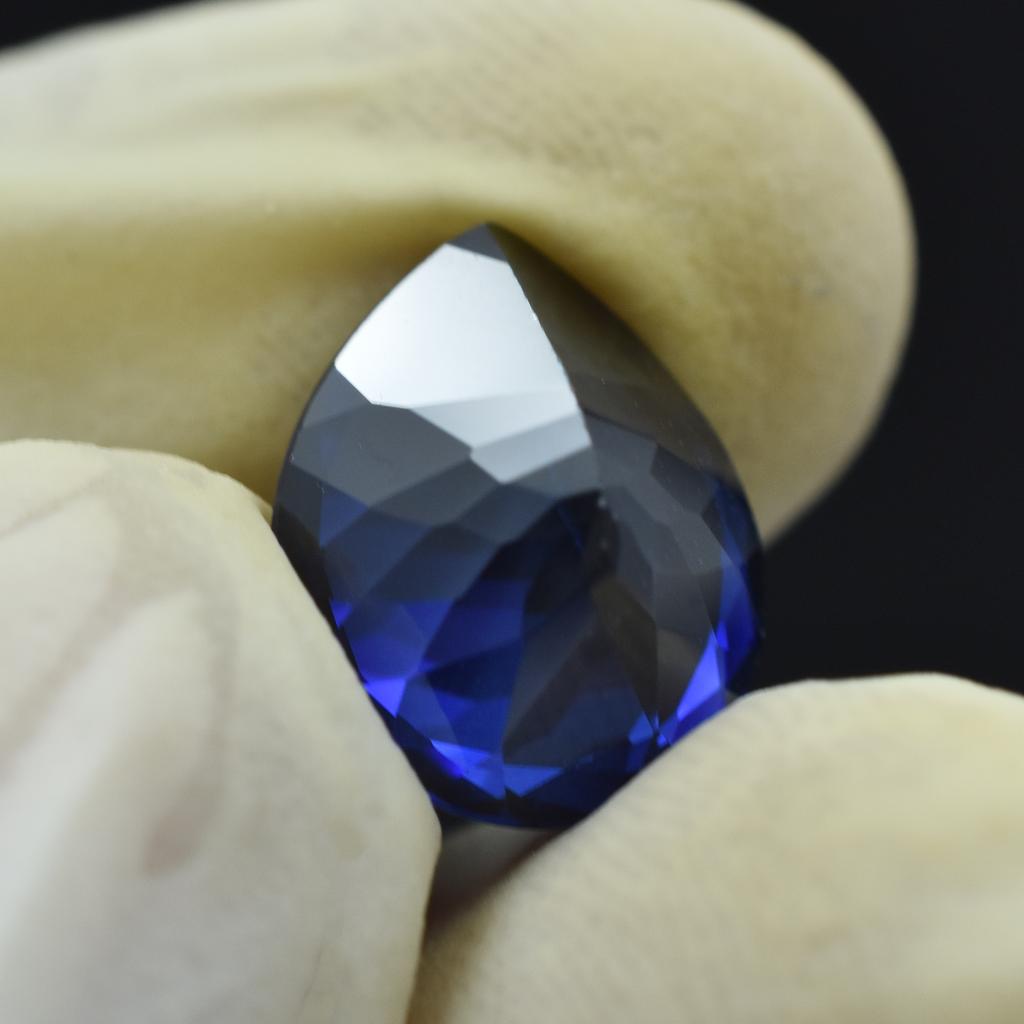 Natural Blue Tanzanite Loose Gemstone for Jewellary 6.65 Ct Pear Cut for Jewelry Making and Crafts