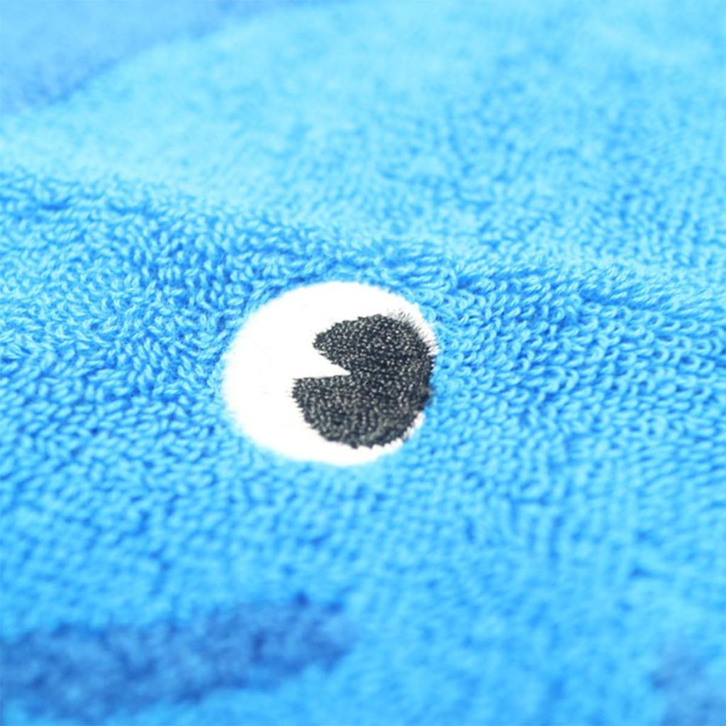 Marushin Fanti Fanti Blue Character Face 0825000100 Towel, 100% Cotton,