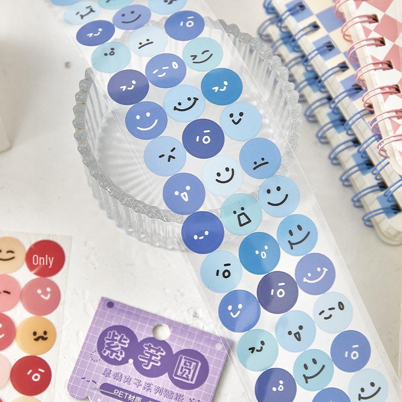 Dudu Mai Cute Smiley Face Dumpling Stickers for Creative Decoration
