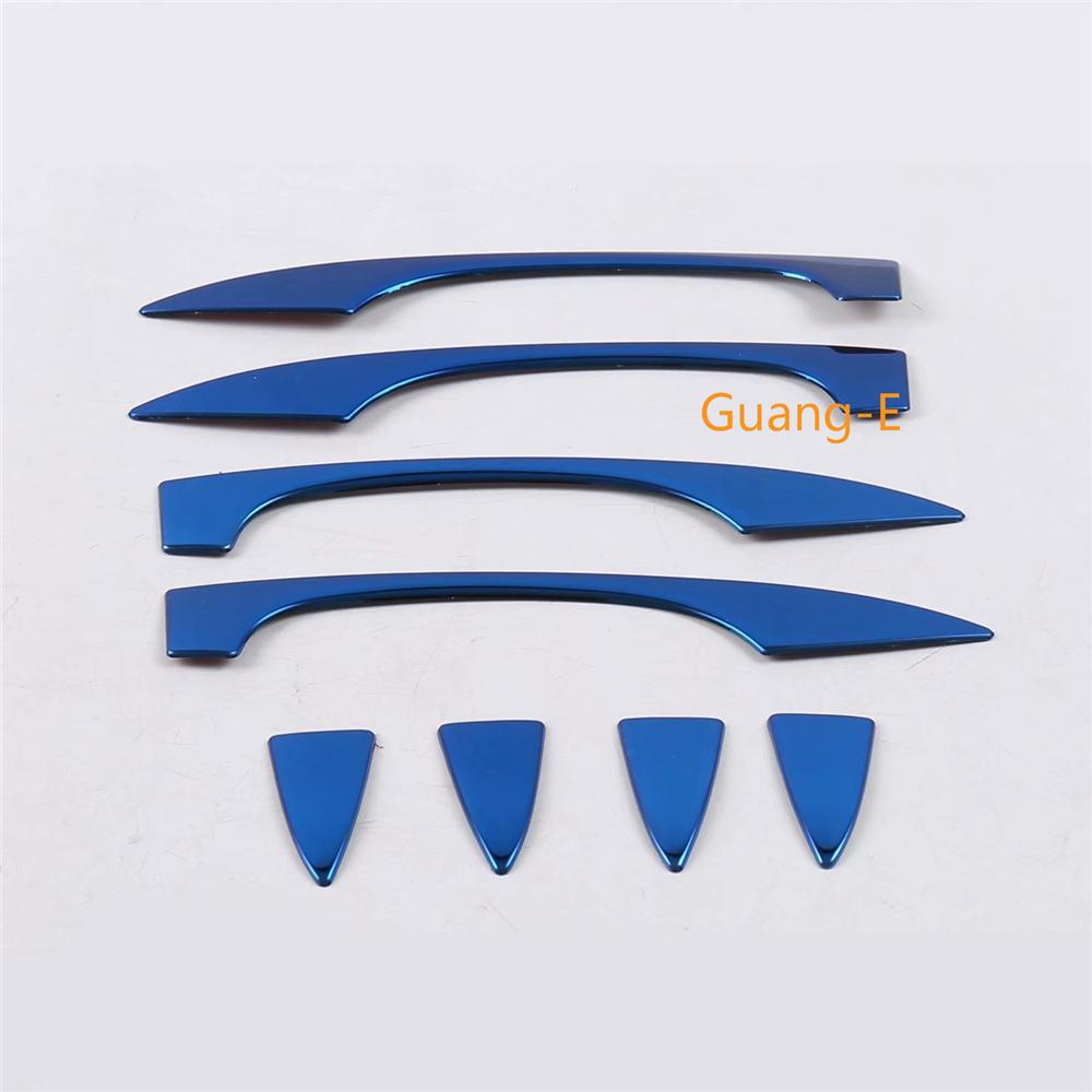 For Volkswagen VW Tiguan L MK2 2016 2017 2018 Car Stick Cover Trim Door Handle Panel Trim Handrail Armrest