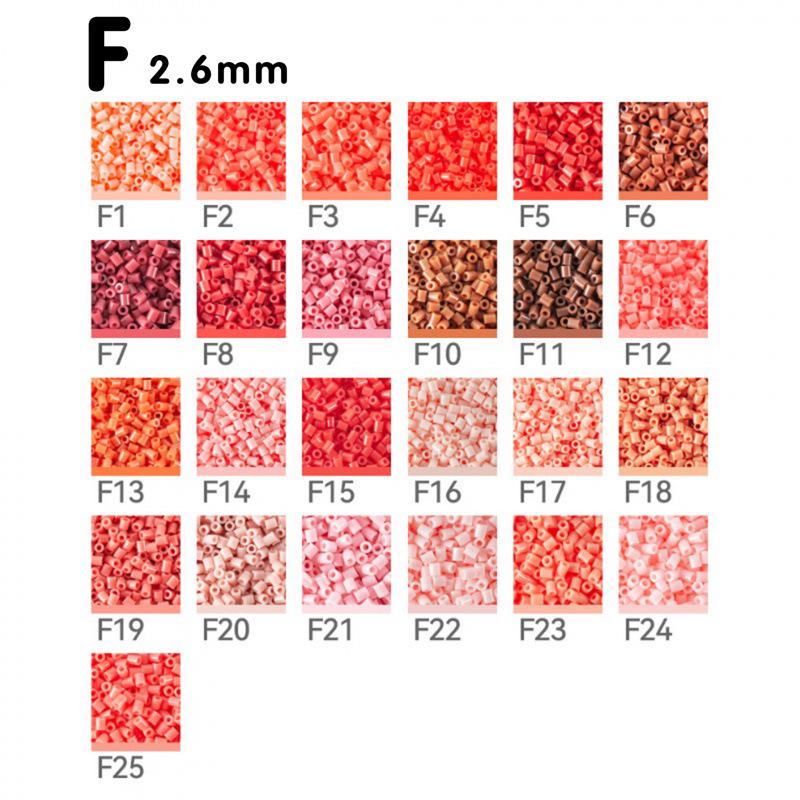 250g/500g Macaron Perler Beads - 221 Color Options, 2.6mm Fusion Beads for Crafting