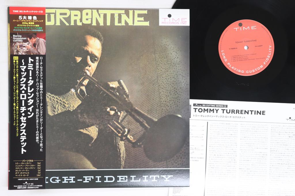 LP Record TOMMY TURRENTINE - Tommy Turrentine (-200g) VIJJ60009 TIME 2009 Japan Obi Jazz Used