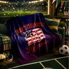 Detroit Tigers Emblem Blanket Lightweight Flannel Bedding Blanket Perfect for Travel, Camping, Living Rooms, Offices, Sofas, Fan Christmas gift