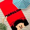 Anime Mafalda Towel Polyester Beach Towel Quick Dry Sand Free Bath Towel for Summer Pool Travel Vacation