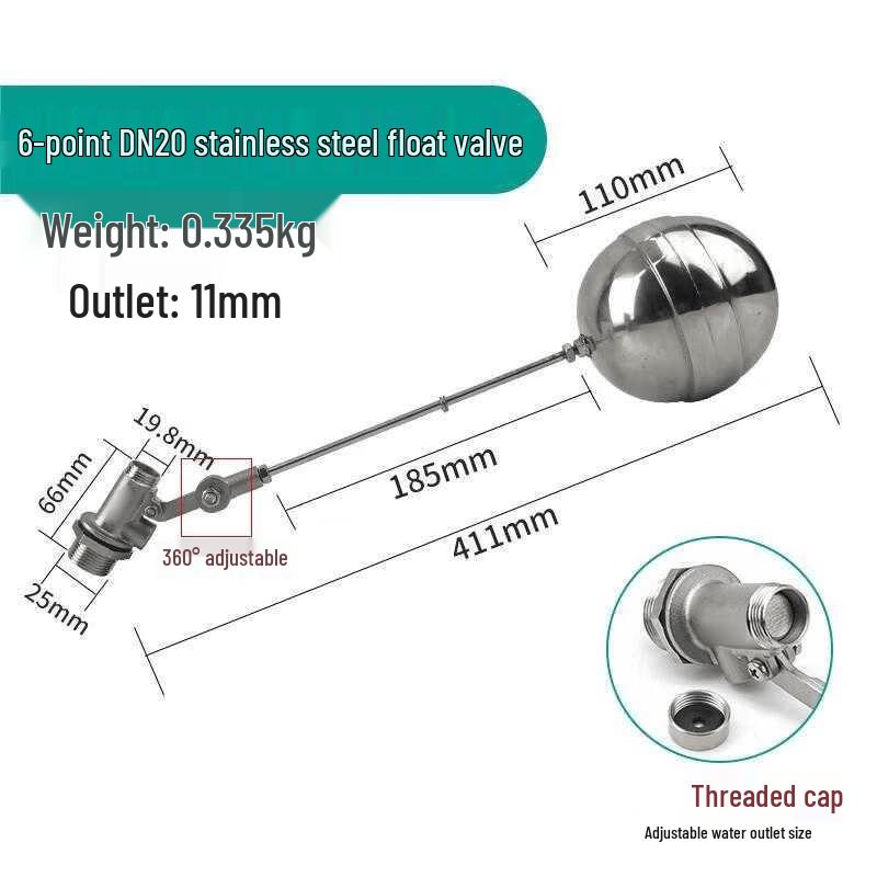 Stainless Steel Adjustable Float Switch