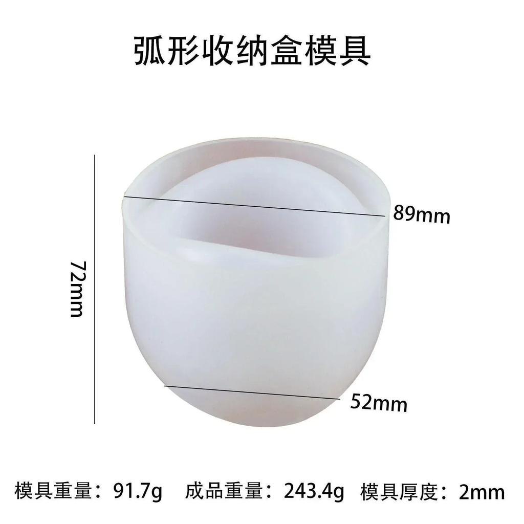 Gypsum Candle Cup Creative Handmade Silicone Mold DIY Aromatherapy Candle Jar Concrete Container Wax Cup Cement Flower Pot Molds