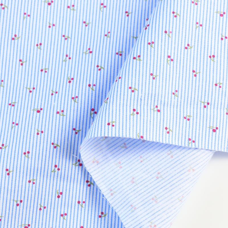 

160x50cm Fine Line Fruit Printed Cotton Twill Fabric for Girls Dresses Princess Skirts Kids Bedding Cloth 50cm x 160cm