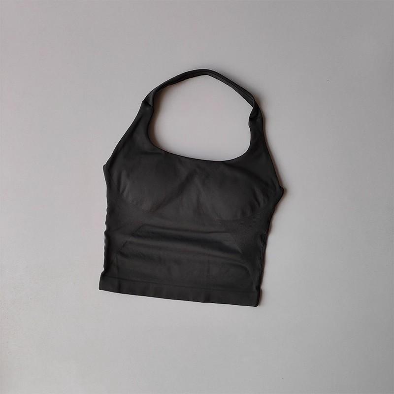 Halter Yoga Vest, Shockproof Running Sports, High-Strength Sports Underwear, Fitness, Pilates Suspender, Beautiful Back, Autumn