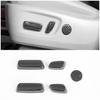 LHD Carbon Fiber Seat Adjust Button Lid Cover Trim For 2015- Toyota Sienna