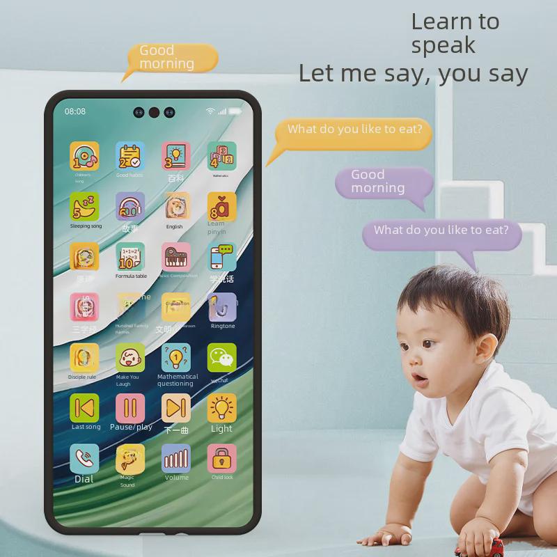Baby Music Phone: Touchscreen Teething Toy for Early Learning (Ages 0-3)