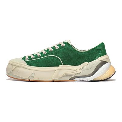 Li Ning Slip Resistant Abrasion Resistant Low Top Casual Shoes Women's Cool Pine Green AZGT038-4