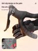 Unisex Liquid Silicone Warm Ski Gloves - Thickened, Anti-Slip, Plus Velvet for Outdoor Cycling & Sports