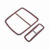 2 Pcs Car Carbon Fiber Style Interior Reading Lamp Decoration Cover Trim for Honda Accord 2018